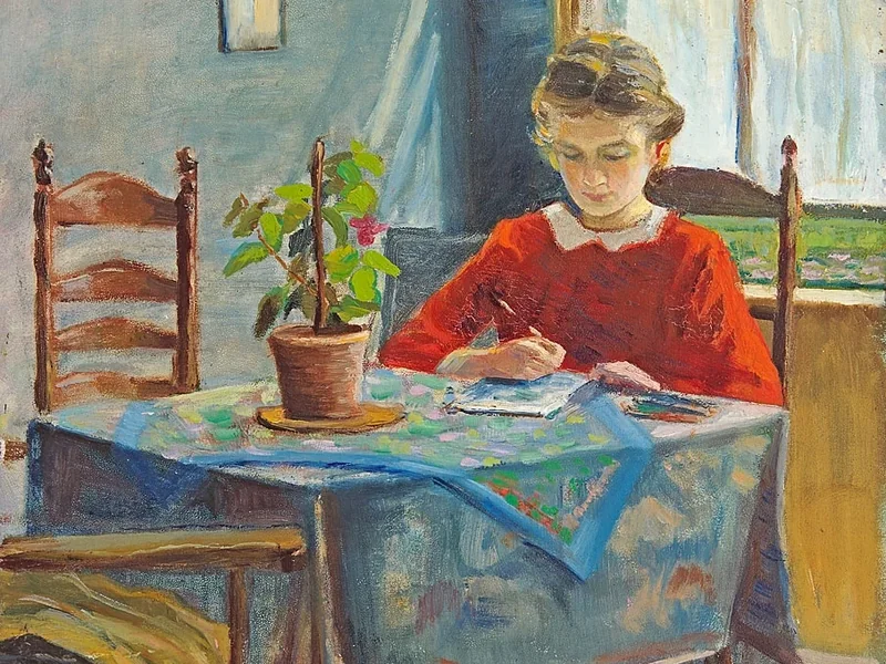 1877-Ada Goth - 56 Ritratto di Sarika Goth, figlia dell'artista